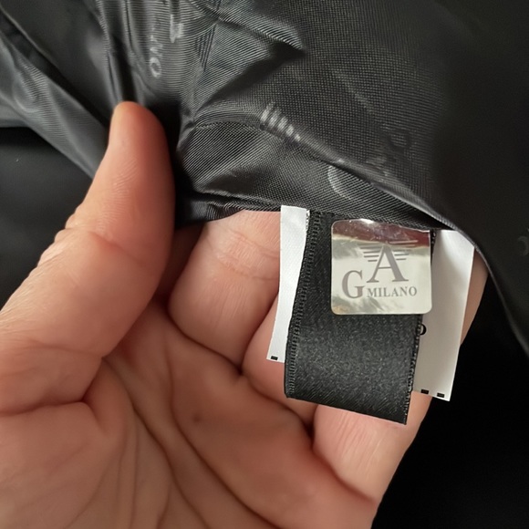 GA Milano faux leather jacket, size Xl, new, made in Italy - Picture 8 of 9